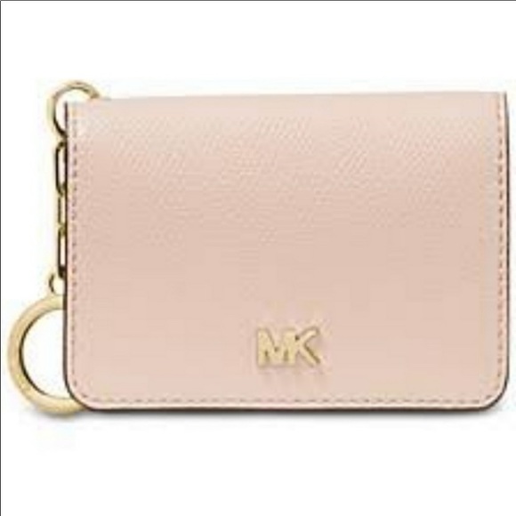 Michael Kors Handbags - Michael Kors blush pink fold over Wallet/Keychain